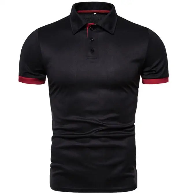 Custom Golf Polo Shirt Quick Dry Polyester TShirt Sublimation Blank Polo T-shirt Large Size Men's Polo Shirts-9