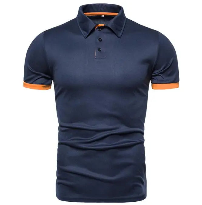 Custom Golf Polo Shirt Quick Dry Polyester TShirt Sublimation Blank Polo T-shirt Large Size Men's Polo Shirts-1