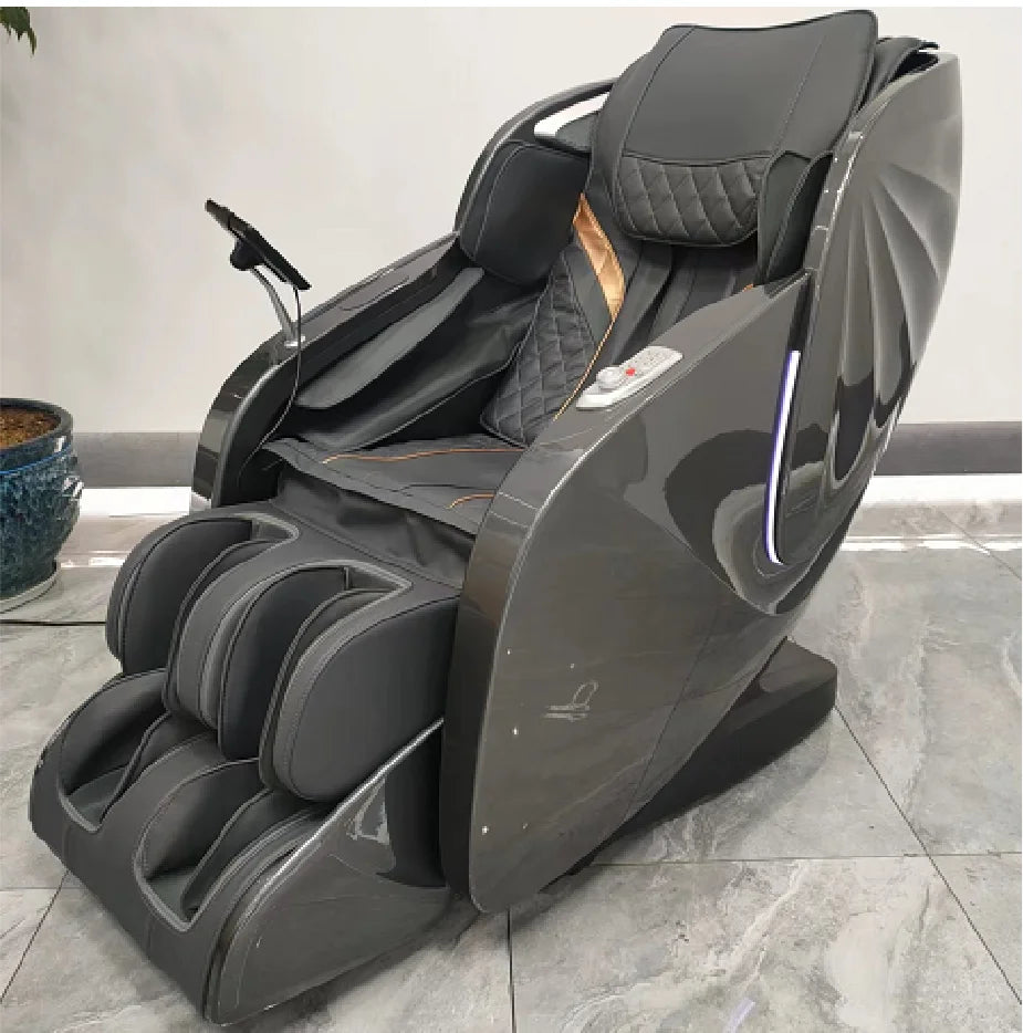 Kisen Wholesale High Quality Luxury Full Body SL Track Zero Gravity Electric Massage Chair for Sale-1
