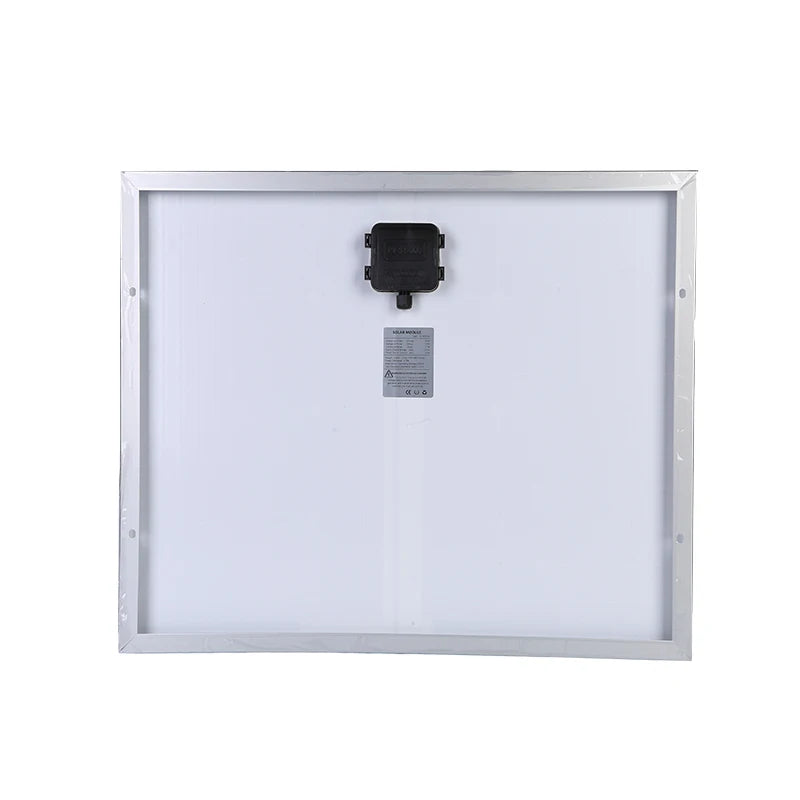 Shenzen 50 Watt Black N-Type Monocrystalline Silicon Solar Panel for Home Use RV Battery China Solar Photovoltaic Panels-3