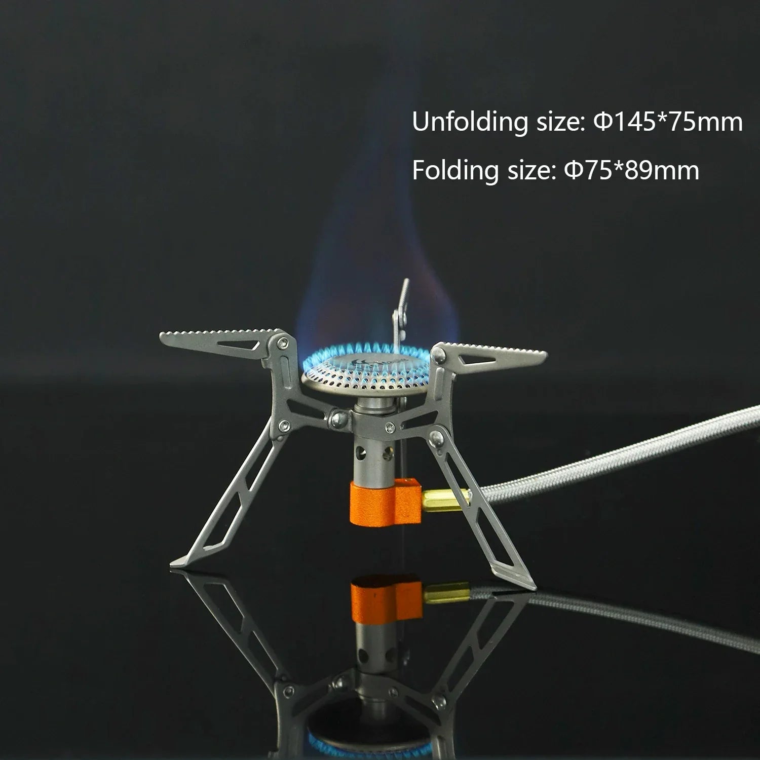 3300W Titanium Camping Stove Silver-4