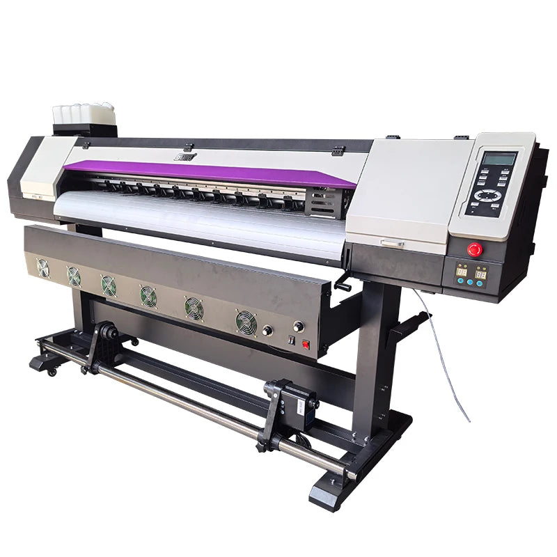XP600 I3200 Vinyl Sticker Printer 1.6M 1.8M  Eco Solvent Printer Price Wide Format Advertising Flex Printing Machine-5