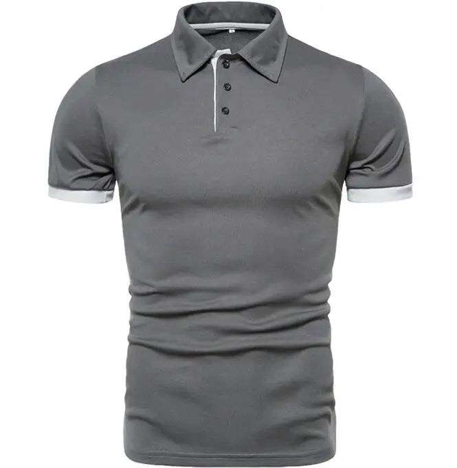 Custom Golf Polo Shirt Quick Dry Polyester TShirt Sublimation Blank Polo T-shirt Large Size Men's Polo Shirts-4