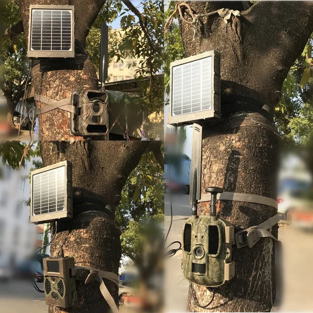 Solar Panel Battery 8000mah Trail Camera Solar Panel 6v/9v/12v Output High-Efficiency Photovoltaic Panels for Hunting Game Cam-5