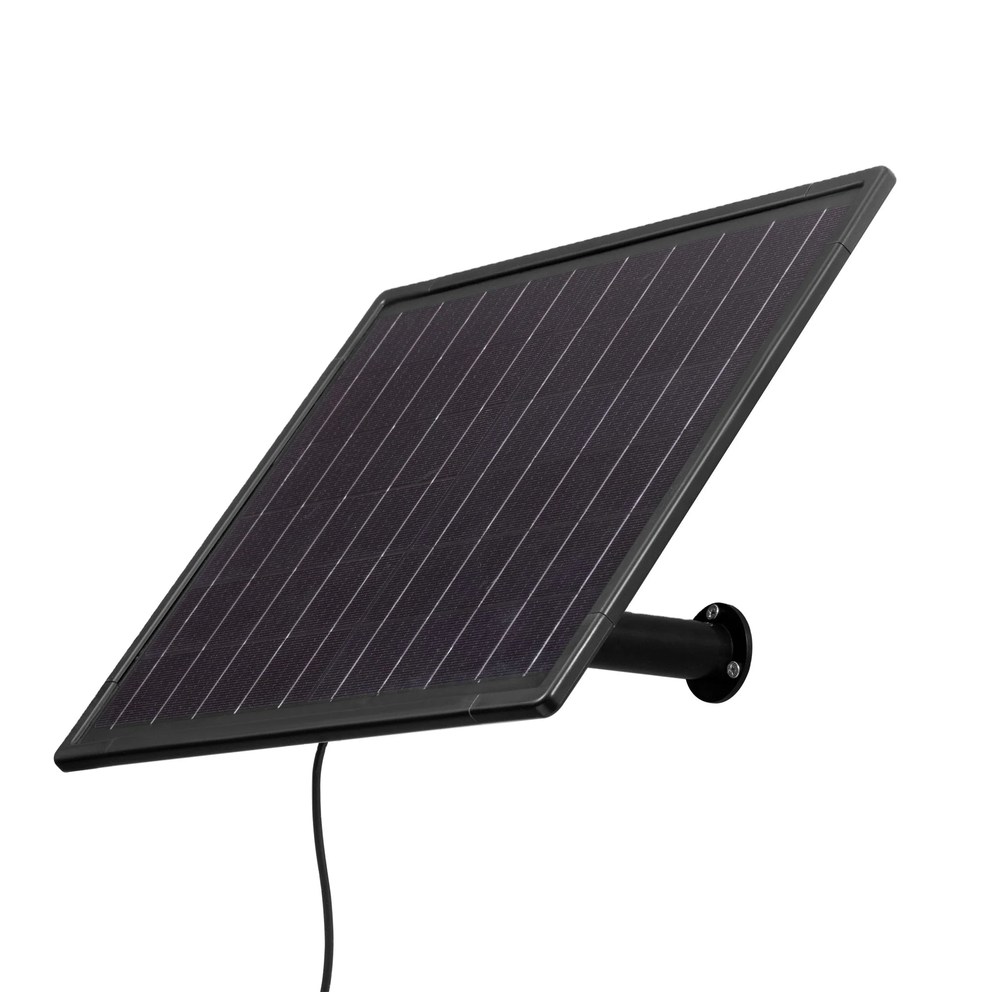 16w Black Mini Solar Panel Powered 18650 Battery Outdoor Waterproof Charger USB 5V 12V1A 4G Router for IP Security Wifi Camera-0
