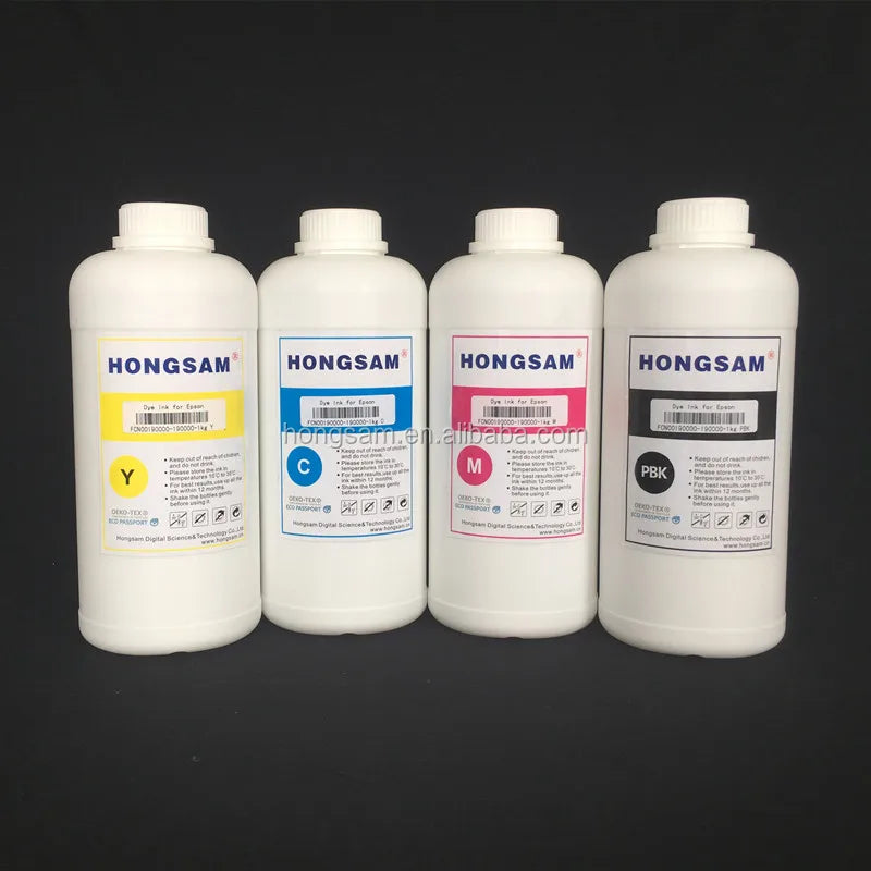 HONGSAM Water Based 1 Liter High Light Fastness Dye Ink  for CANON Pro 2000 4000 Large Format Printers-5