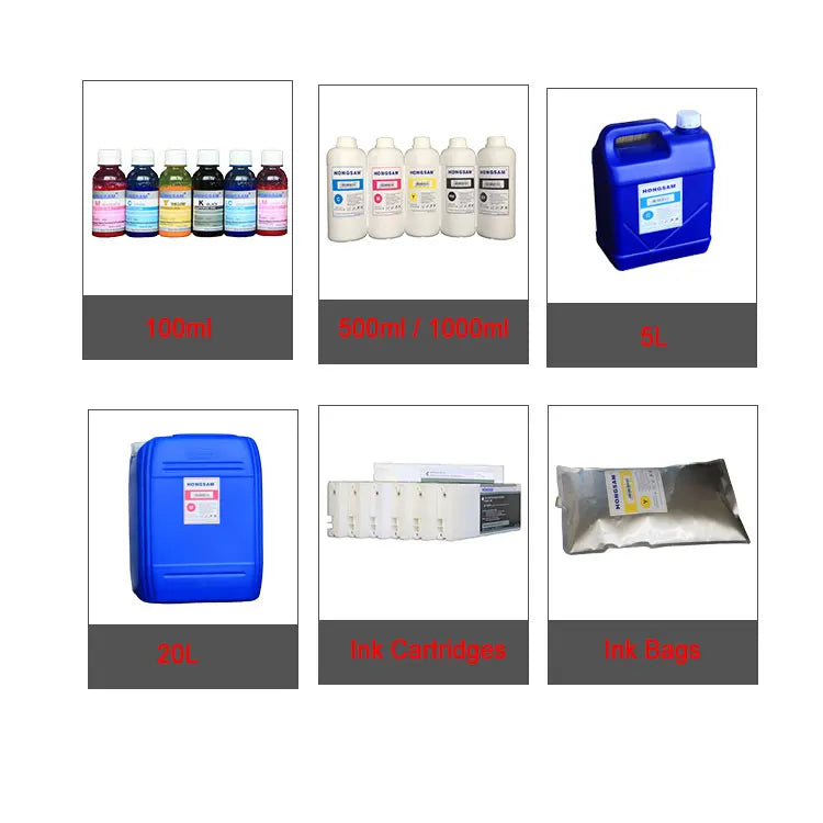 Hongsam Waterbase Refillable Wide Format Digital Surecol Printer  Pigment Ink or P5000 7900 P9450 Digital Printing-2