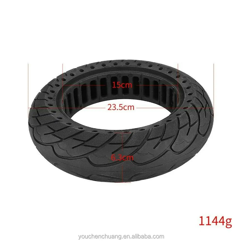 New Universal 10x2.50inch Solid Tire 60/70-6.5 for Ninebot Max G30 Xiaomi  E-Scooter Replace Tyre-4