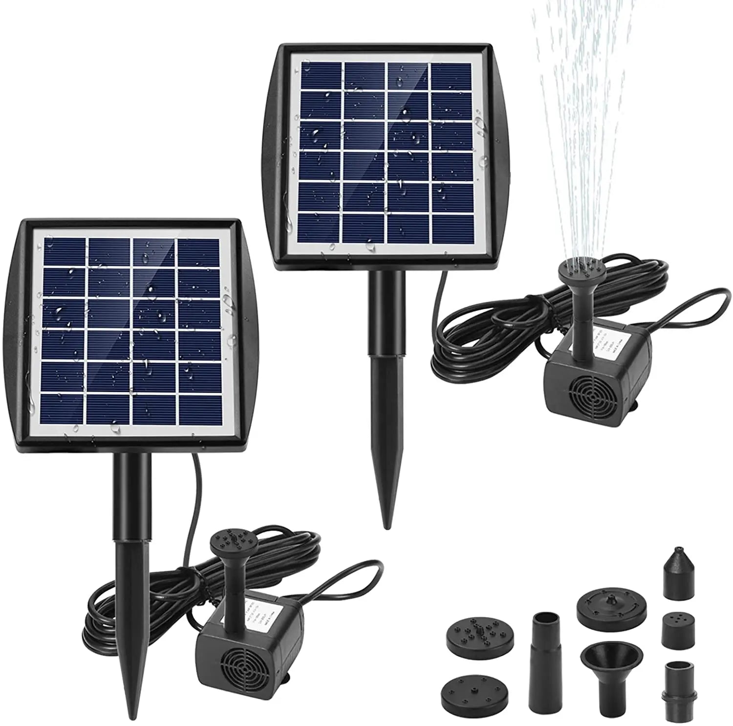 Dropshipping Solar Power Water Pump Garden Fountain Pool Watering Pond Pump Pool Aquarium Fish Tank with Separate Solar Panel-0