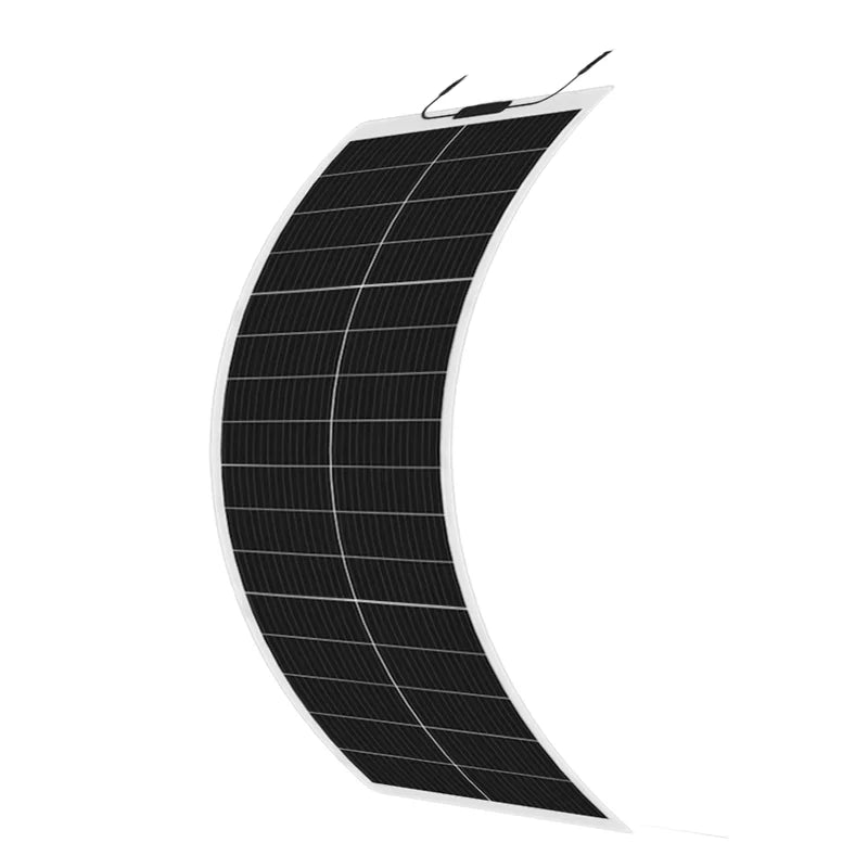 Semi Flexible Solar Panel 100W 12V for Caravan,boat,motorhome and Cabin Home-2