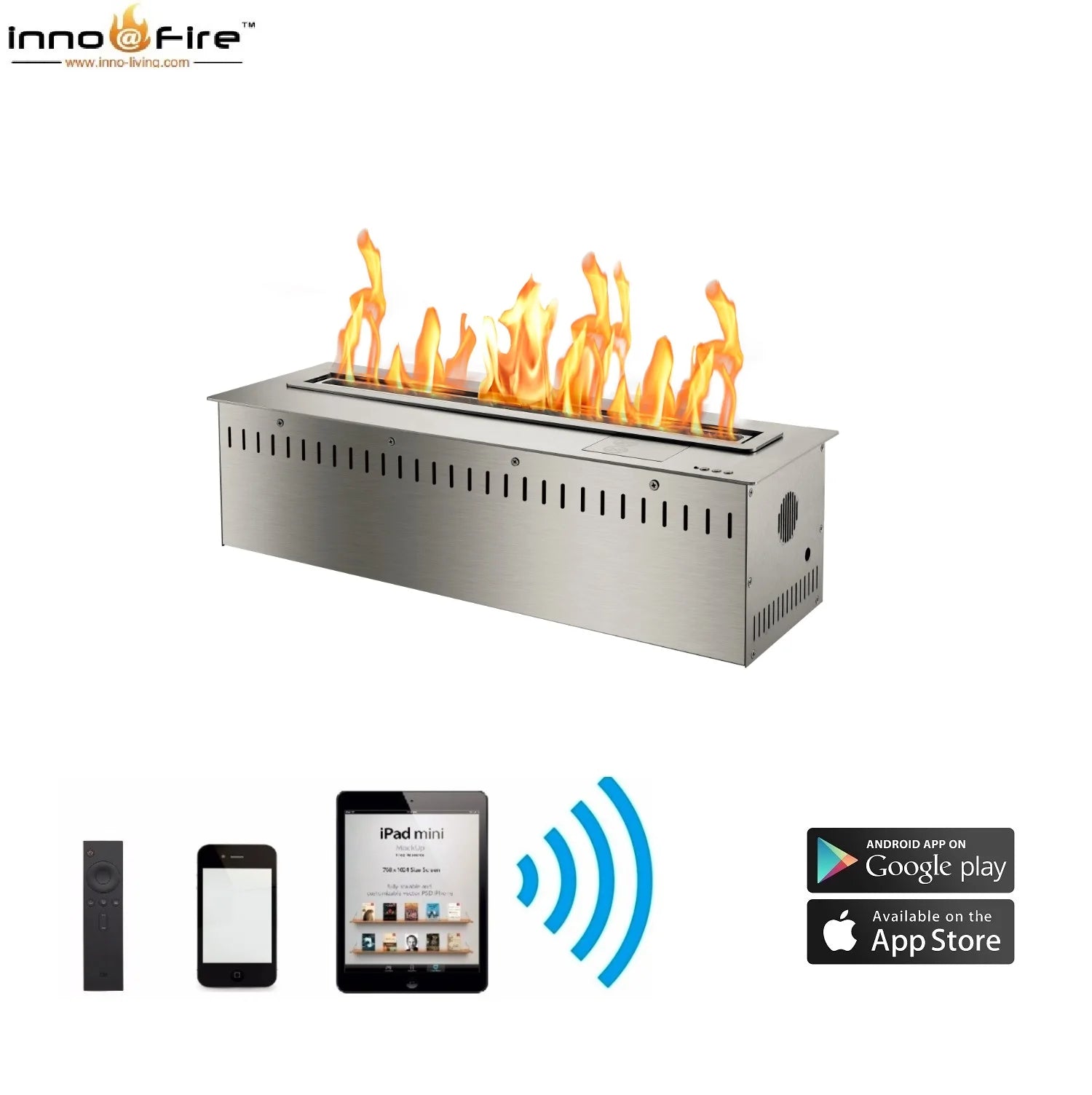 Hot Sale 72 Inches Indoor Ethanol Fire Place-8