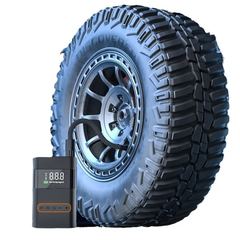 YOSOVLAMP Portable Car Inflation Pump Intelligent Lighting Wireless Digital Display Car air Pump Electric Vehicle Tire air Pump-0