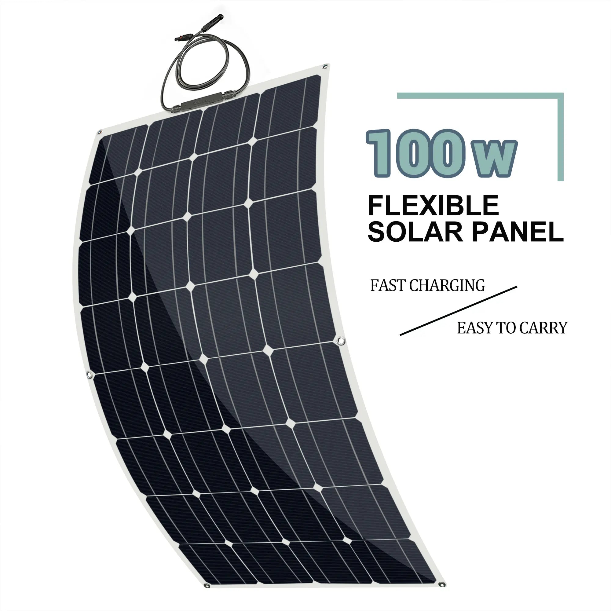 Save Electricity Durable 16V 100W  Mono Flexible Solar Panel for Save Money-0