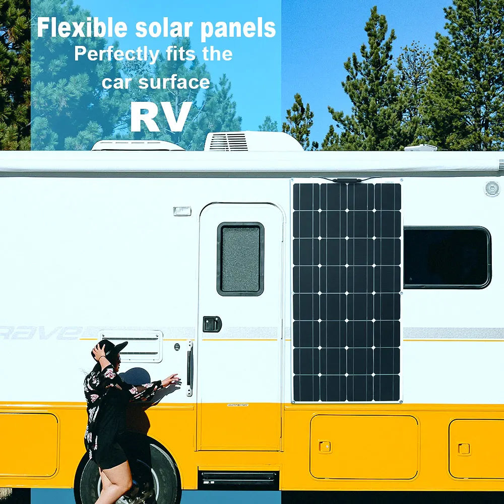 Save Electricity Durable 16V 100W  Mono Flexible Solar Panel for Save Money-5