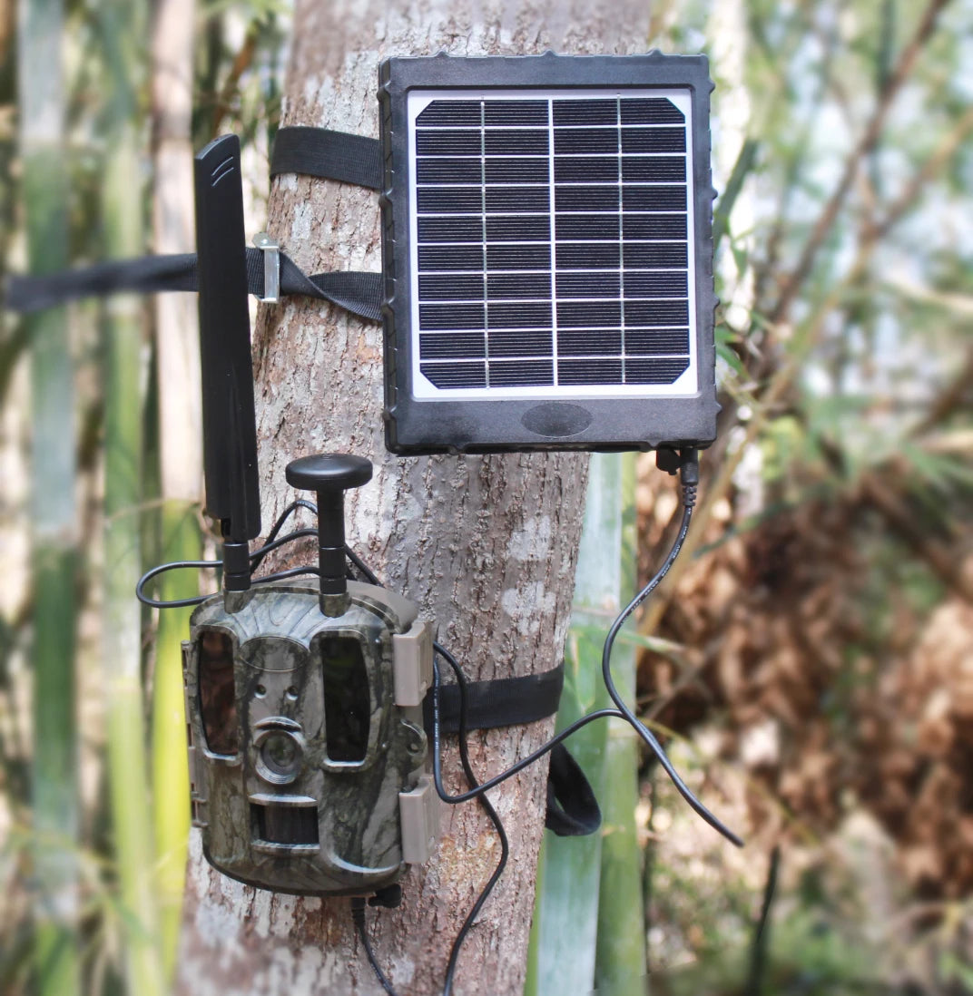 Trail Camera Solar Panel 12v/9v/6v Outdoor Power Supply Solar Panels 8000mah Built-In Lithium Battery for Outdoor Trail Camera-5