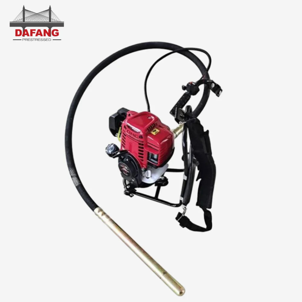Power Petrol Backpack Portable Concrete Vibrator with Gasoline Engine-0