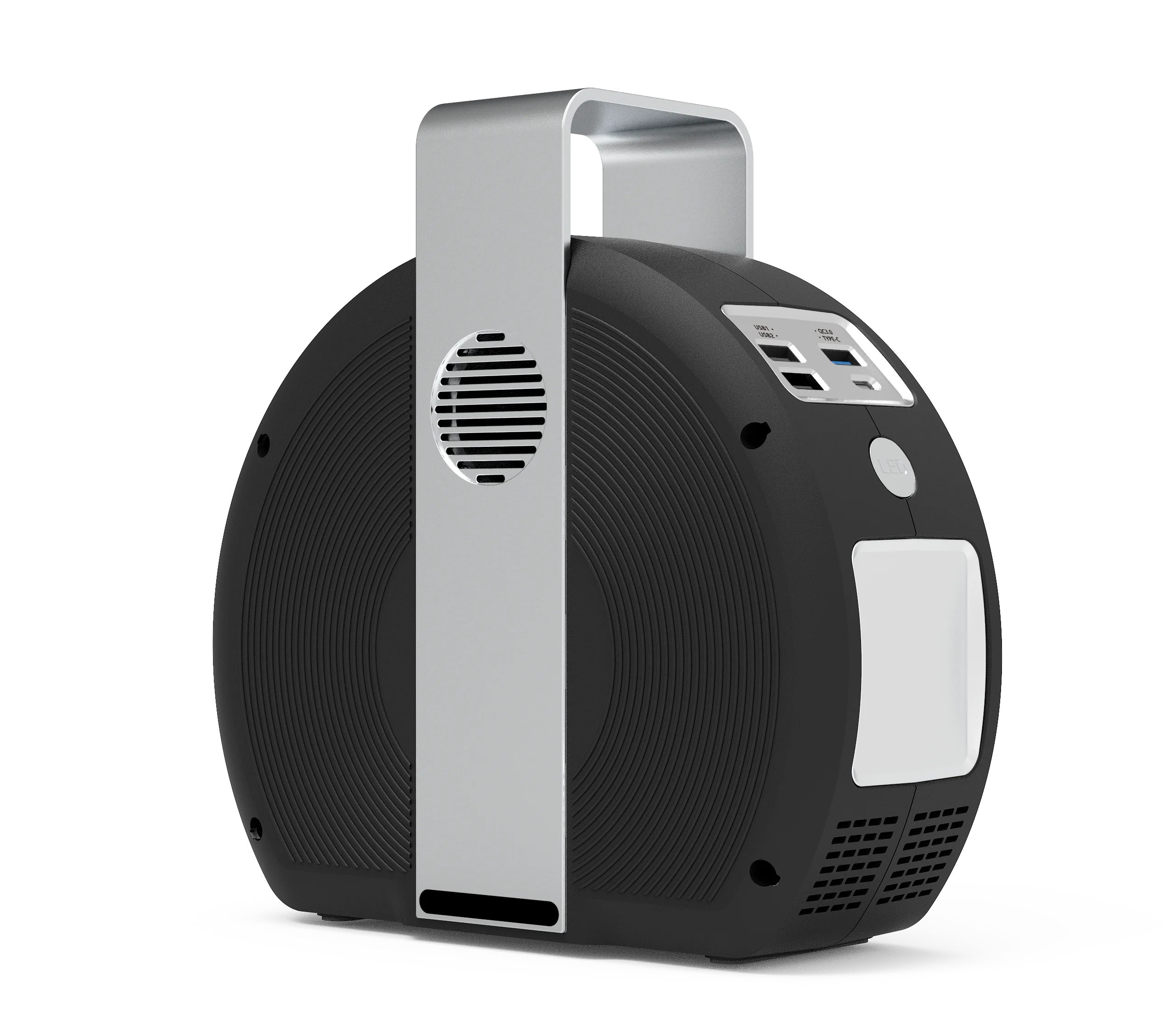 High Capacity 42000mAh Emergency Power Bank Home Backup 220V Lithium Power Station Portable Solar Generator Panels with Plug-5