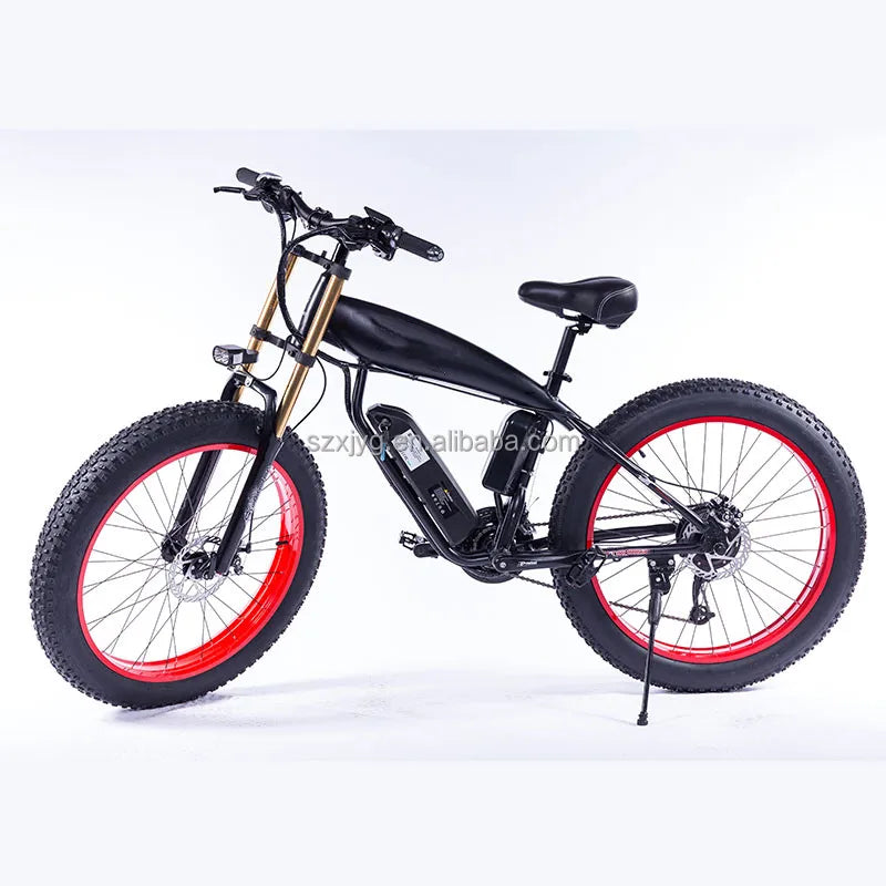 2022 New Arrival EU Warehouse Ebike Electric Bike 1000W 48V Motor Fat Tire Mountain Bike Beach Snow Bicycle for Men MTB Ebik-1