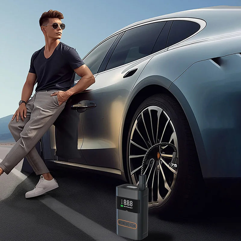 YOSOVLAMP Portable Car Inflation Pump Intelligent Lighting Wireless Digital Display Car air Pump Electric Vehicle Tire air Pump-4