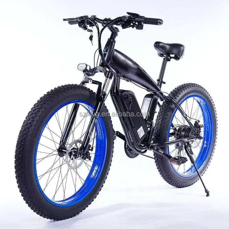 2022 New Arrival EU Warehouse Ebike Electric Bike 1000W 48V Motor Fat Tire Mountain Bike Beach Snow Bicycle for Men MTB Ebik-2