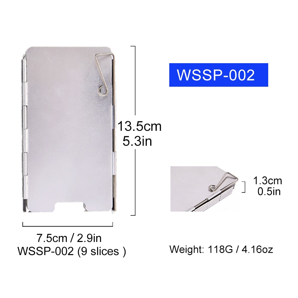 Camping Portable Stove Wind Shield-2
