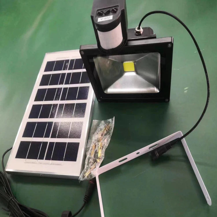 LED Flood Light Solar Panel with 3 Meters Cable Wire Motion Induction Sensor Garden Lights Container Emergency Lamp-1