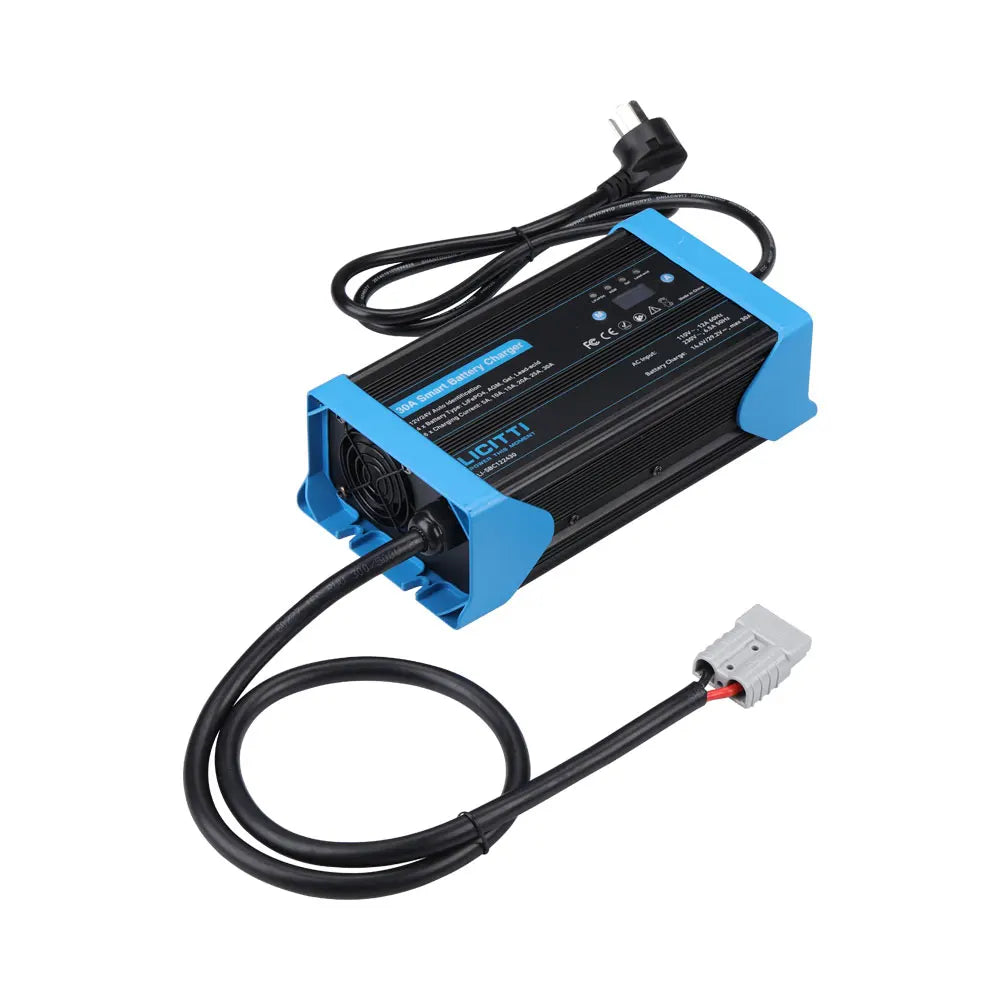 Solar Panels Super Fast Chargeur Batterie 24V 30A 12V Lithium Lifepo4 Battery Charger 20 Amp Power Supply for Camping Equipment-3