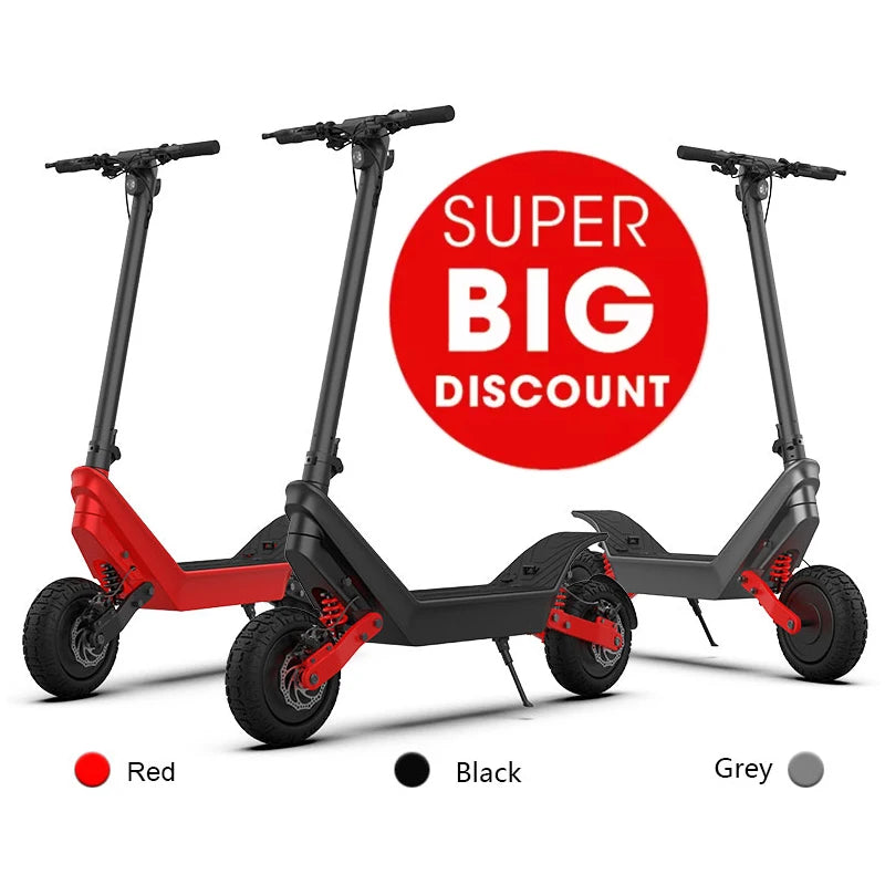2025 New Off-Road BIG Two Wheel X10 Fast Electric Scooter With Suspension Dual Motors Power 11 Inch Battery-Removable Escooter-2