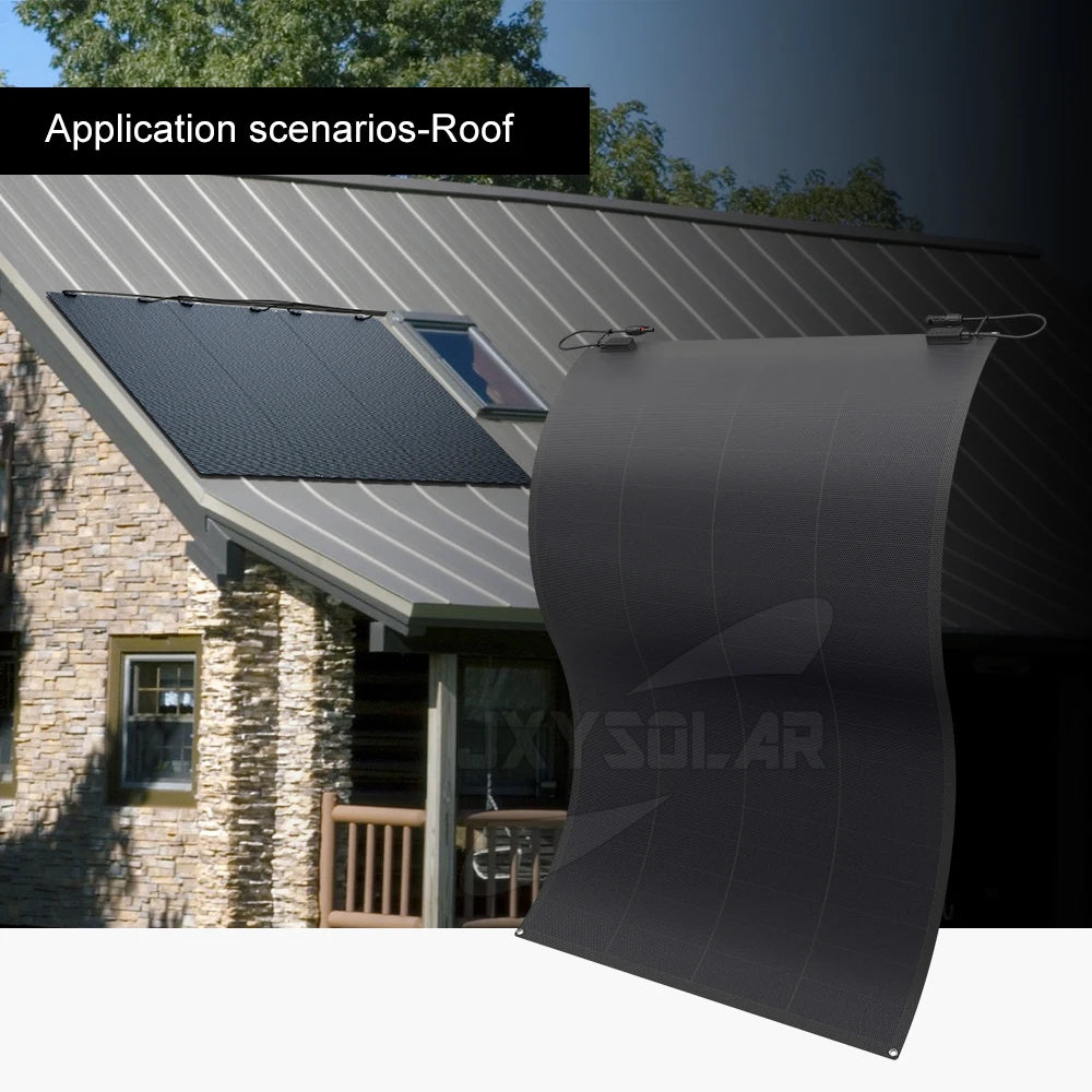 115 Watt 17 Volt HPBC Back Contact Solar Cells 25.8% High Efficiency Flexible Solar Panel No Busbar  Any Shape Can Be Customized-5