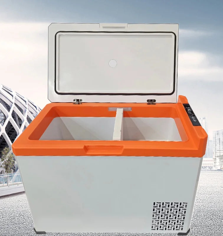 Dual-Zone Solar Powered 12V 24V ABS Material Refrirator Freezer with Compressor for Home or Remote Areas-1