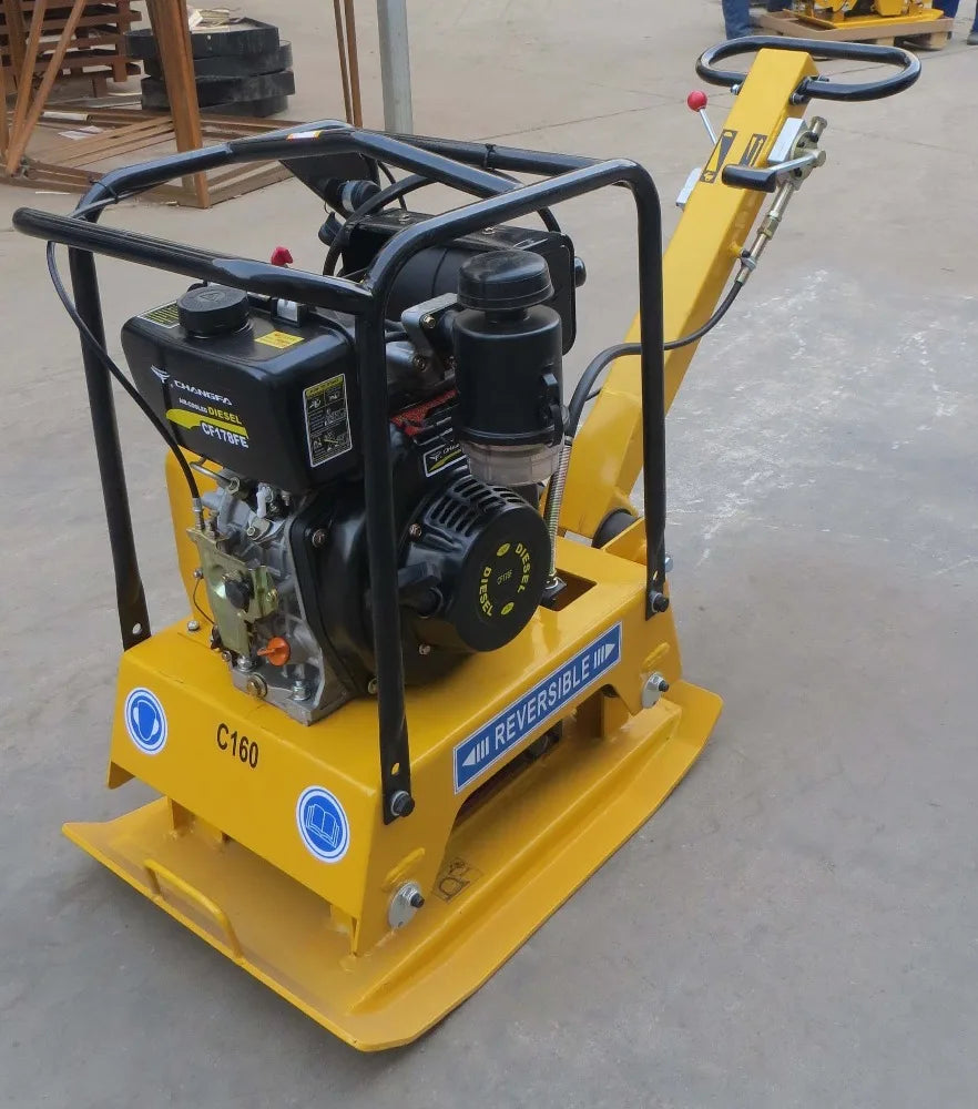 Cheap Electric Vibratory Plate Compactor Prices/vibration Plate Tamping Machine-3