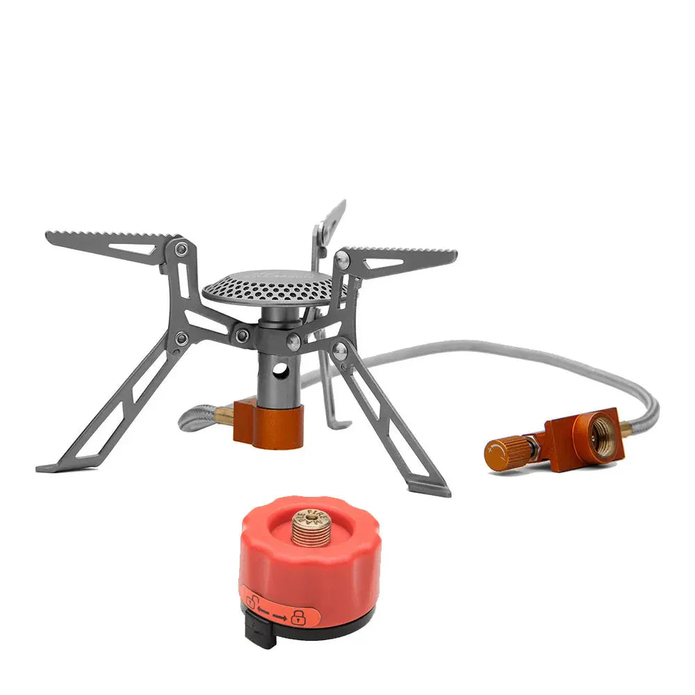 3300W Titanium Camping Stove Silver-0