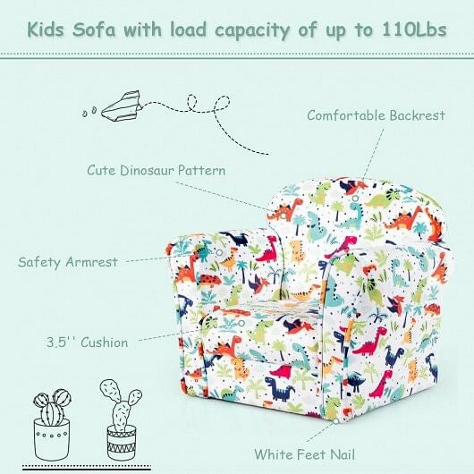 Household Toddler Furnishings Children Armrest Cute Lovely Single Sofa-1