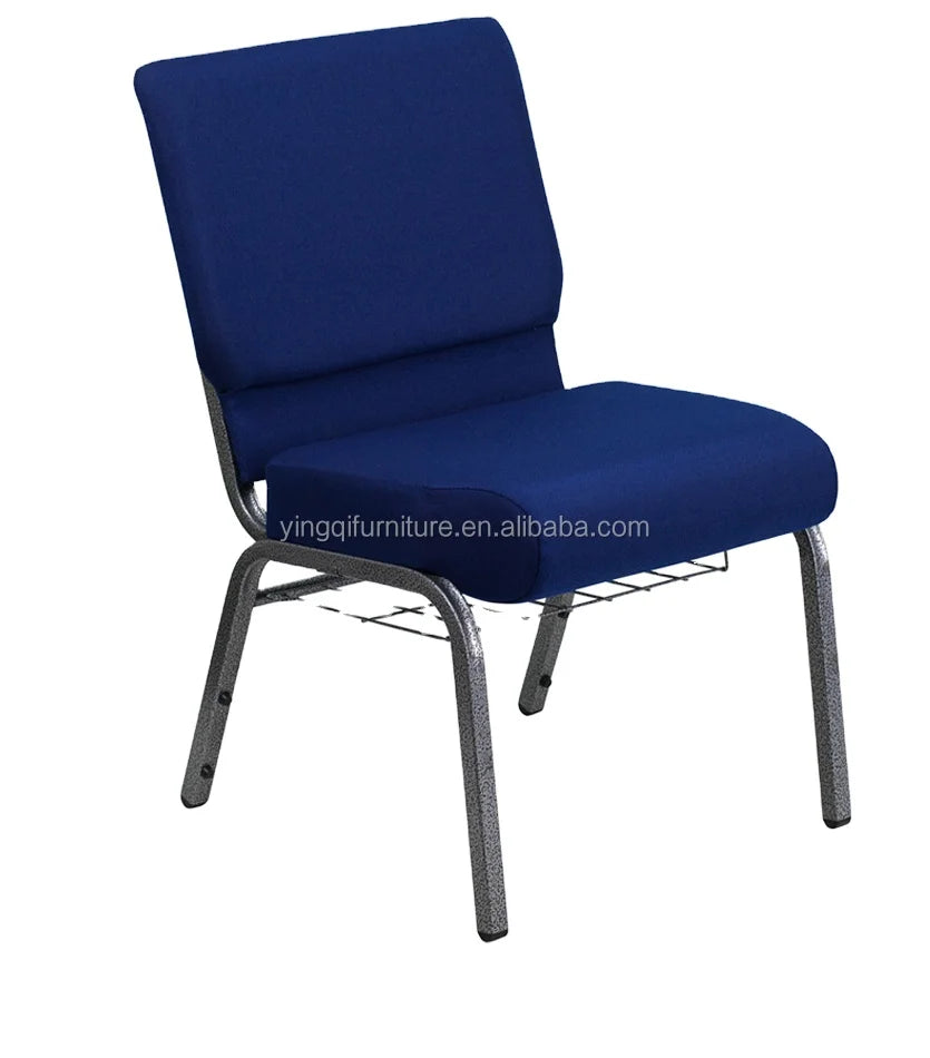 Wholesale Stacking Church Chair with Bookshelf-0