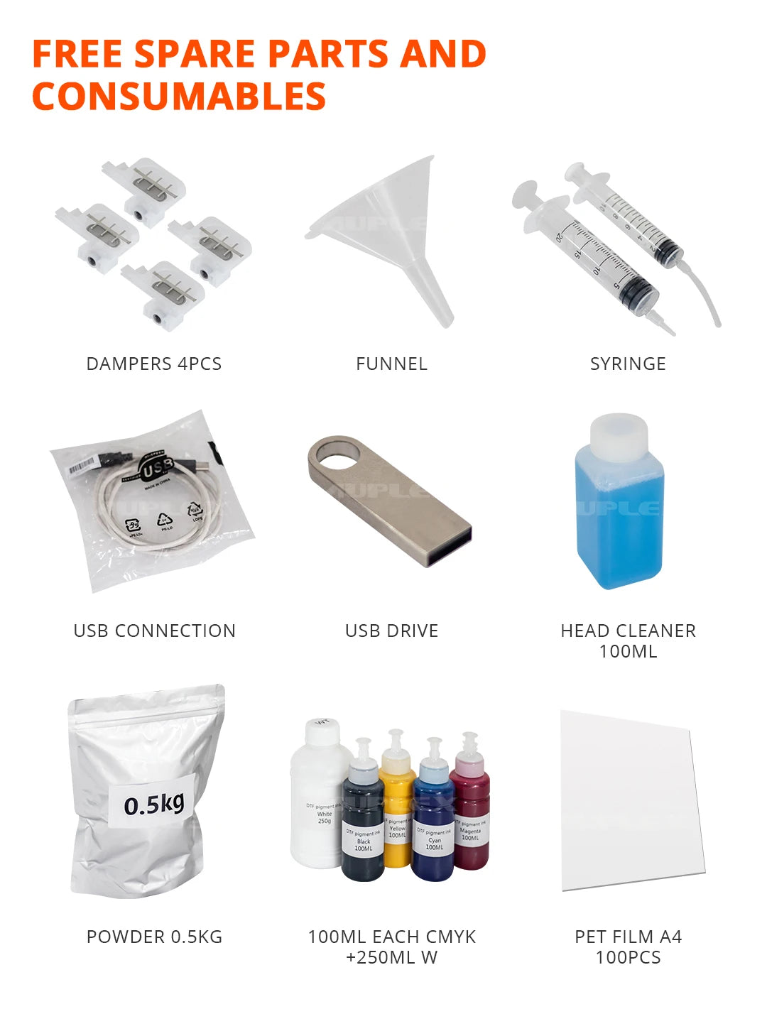 Roll to Roll Dtf Printer 30cm Width with Auto Powder Shaking and Drying Machine for A4 A3 Dtf Printing White Tonner Inkjet Print-5