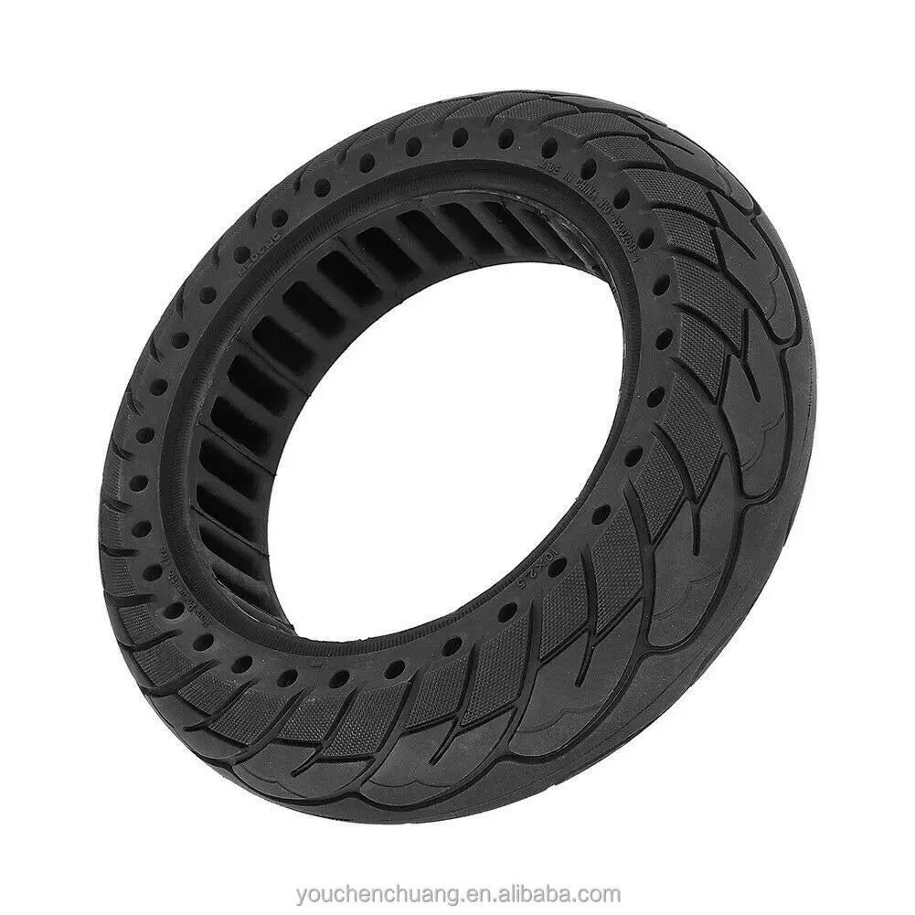 New Universal 10x2.50inch Solid Tire 60/70-6.5 for Ninebot Max G30 Xiaomi  E-Scooter Replace Tyre-0