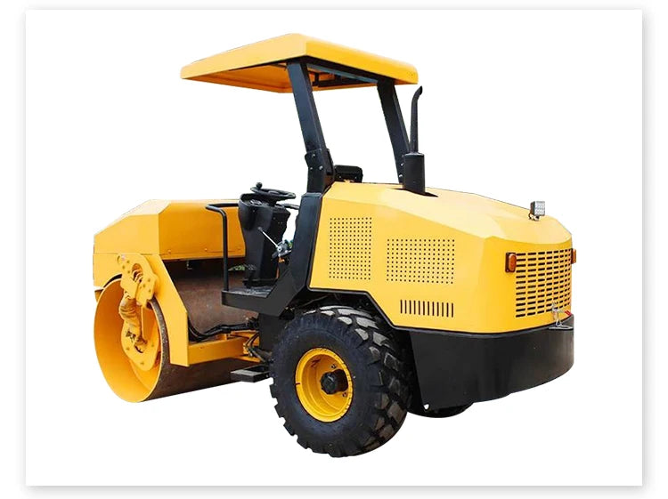 Small Size Ride on Diesel Double Drum 1 Ton Road Roller Machine Price-5