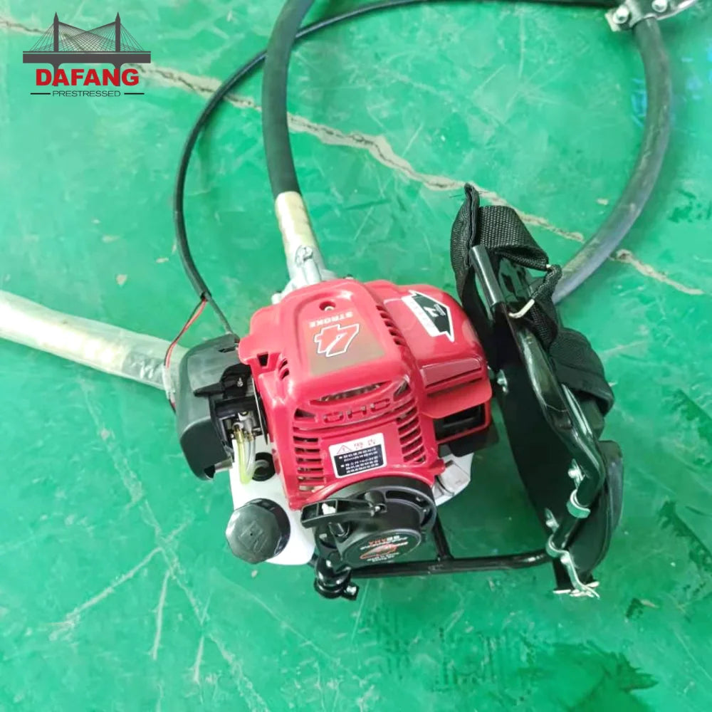 Power Petrol Backpack Portable Concrete Vibrator with Gasoline Engine-4