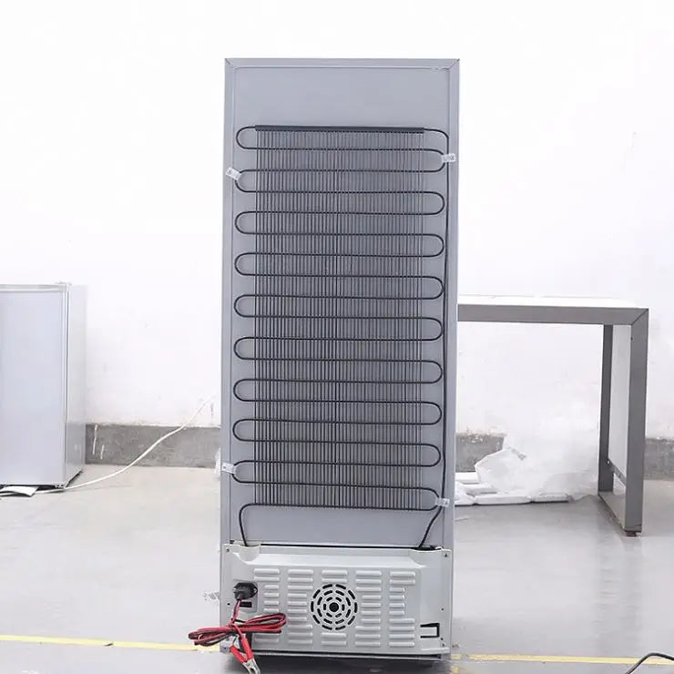 Single Double Door 12V 24V Solar Panel Energy Powered Freezer Refrigerator Fridge Solar Refrigerator Deep Freezer-4