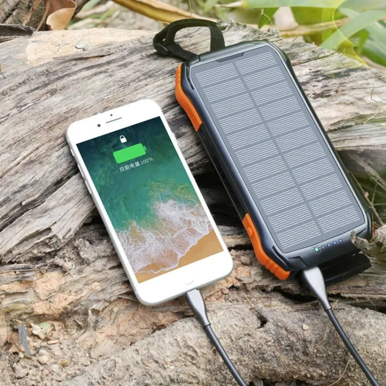 Waterproof Solar Power Bank Flashlight 10000mAh Waterproof Wireless Power Bank Solar Power Bank-1