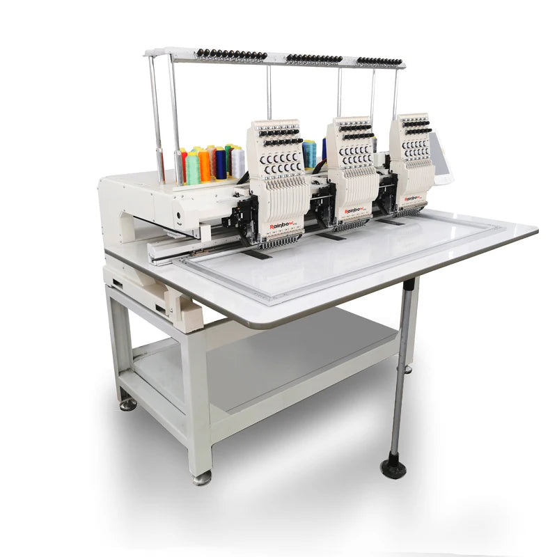 Barudan 3 Head Embroidery Machine Multihead  Bead Embroidery for Cloth-2