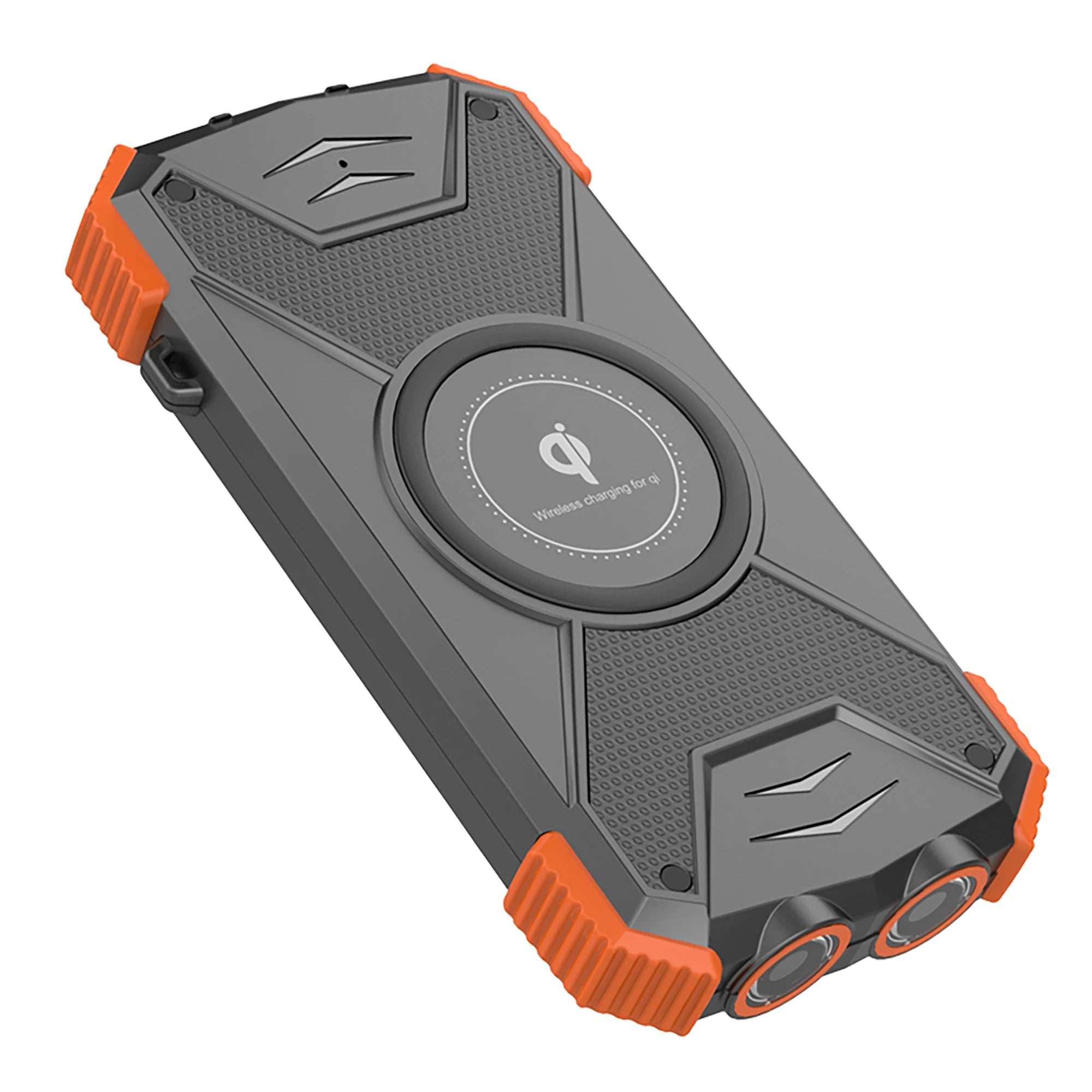 20000mAh Solar Power Bank with External Battery Pack Type C Input Port Dual Flashlight Compass Solar Panel Equipped Power Bank-4