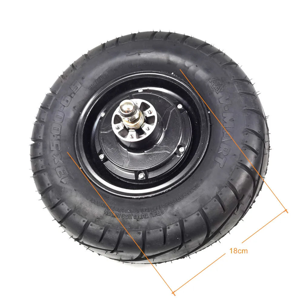 Accessories 13X5.00-6.5 Vacuum Tire for 13 Inch Fat Wheel Electric Motorcycle Scooter Street Tubeless Tyre-3