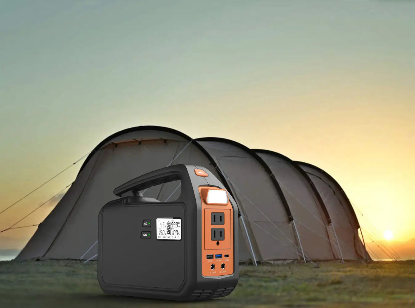 Topstar 42000mAh Portable 110V 220V AC Output Laptop Outdoor Picnic Backup Solar Power Station Emergency Power Supply MPPT-1