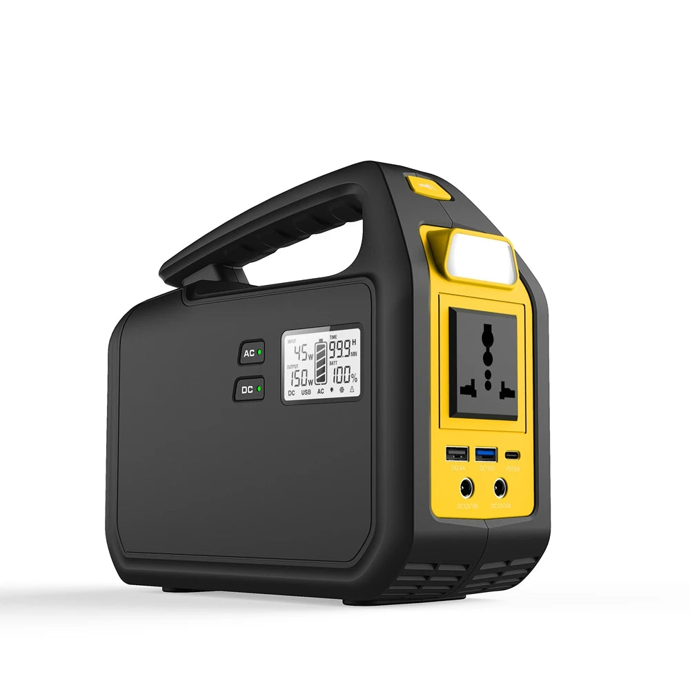 Topstar 42000mAh Portable 110V 220V AC Output Laptop Outdoor Picnic Backup Solar Power Station Emergency Power Supply MPPT-9