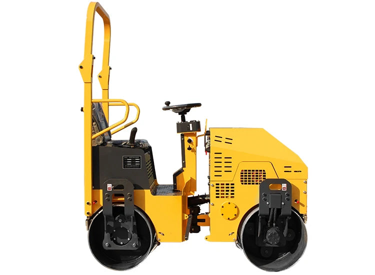 Hot Sale AOWEI AWT-1000 High Quality Full Hydraulic Yuchai Engine Vibratory Double Drum Road Roller Compactor High Efficiency-2