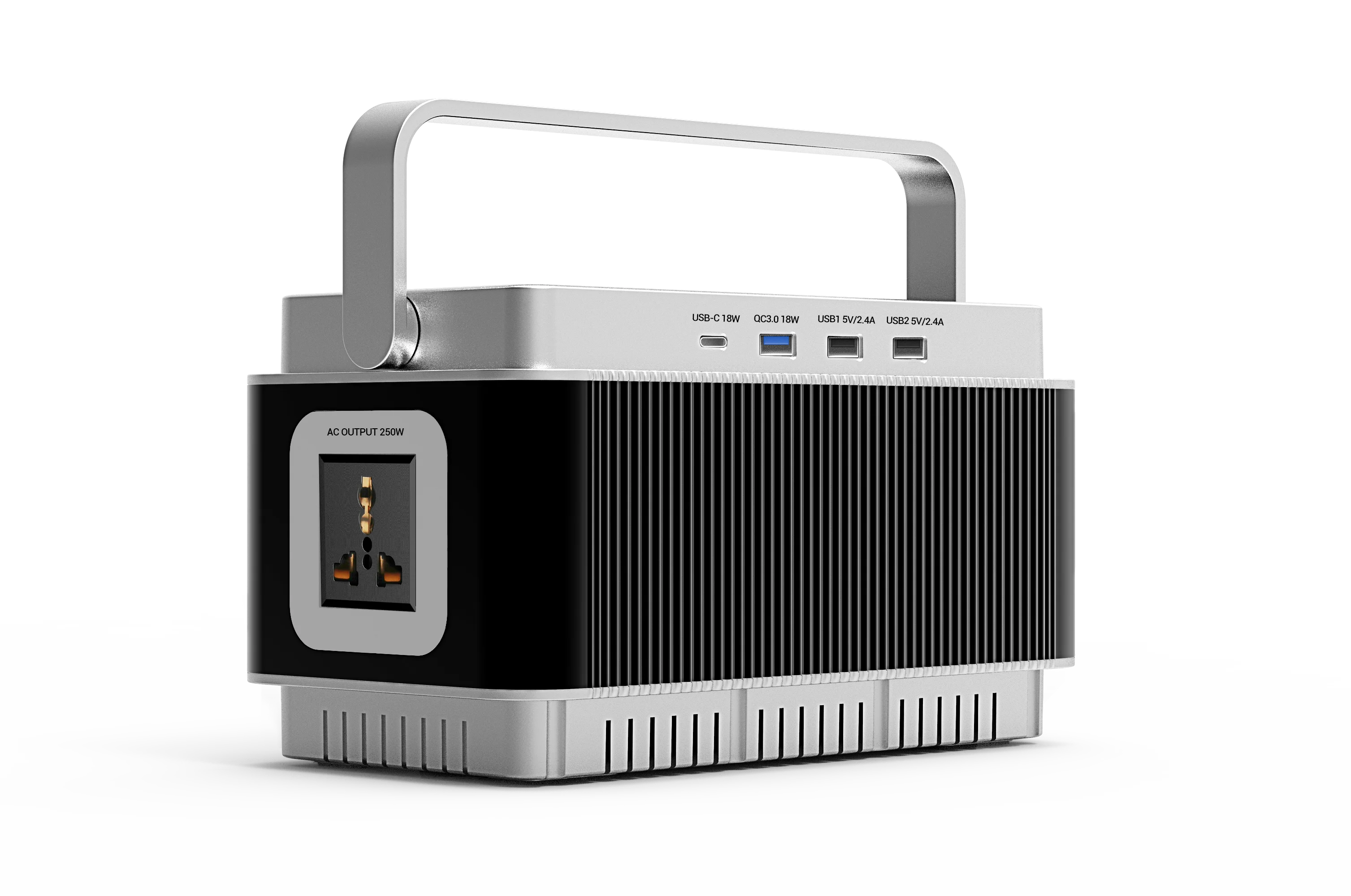 Rechargeable Electric Generator All-in-One Portable Power Bank AC Solar Backup Generator for Laptop Outdoor Camping-5