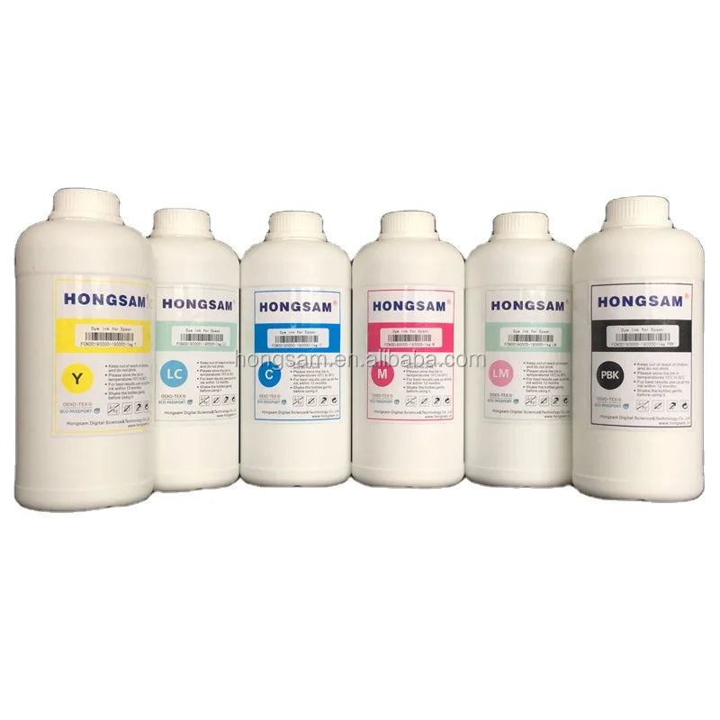 HONGSAM Water Based 1 Liter High Light Fastness Dye Ink  for CANON Pro 2000 4000 Large Format Printers-0