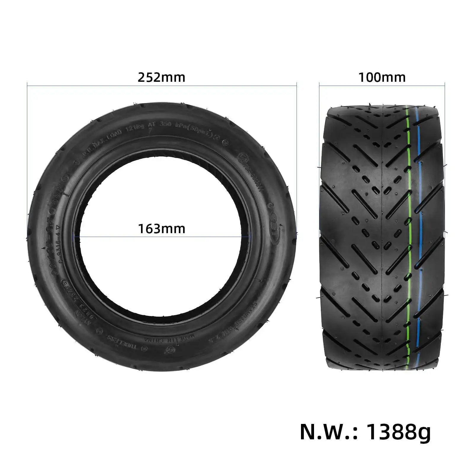 11Inch Anti-puncture Jelly Gel Tire 90/65-6.5 Tire for Dualtron Thunder/Storm/Zero 11X Speedual Plus CST Tires-1
