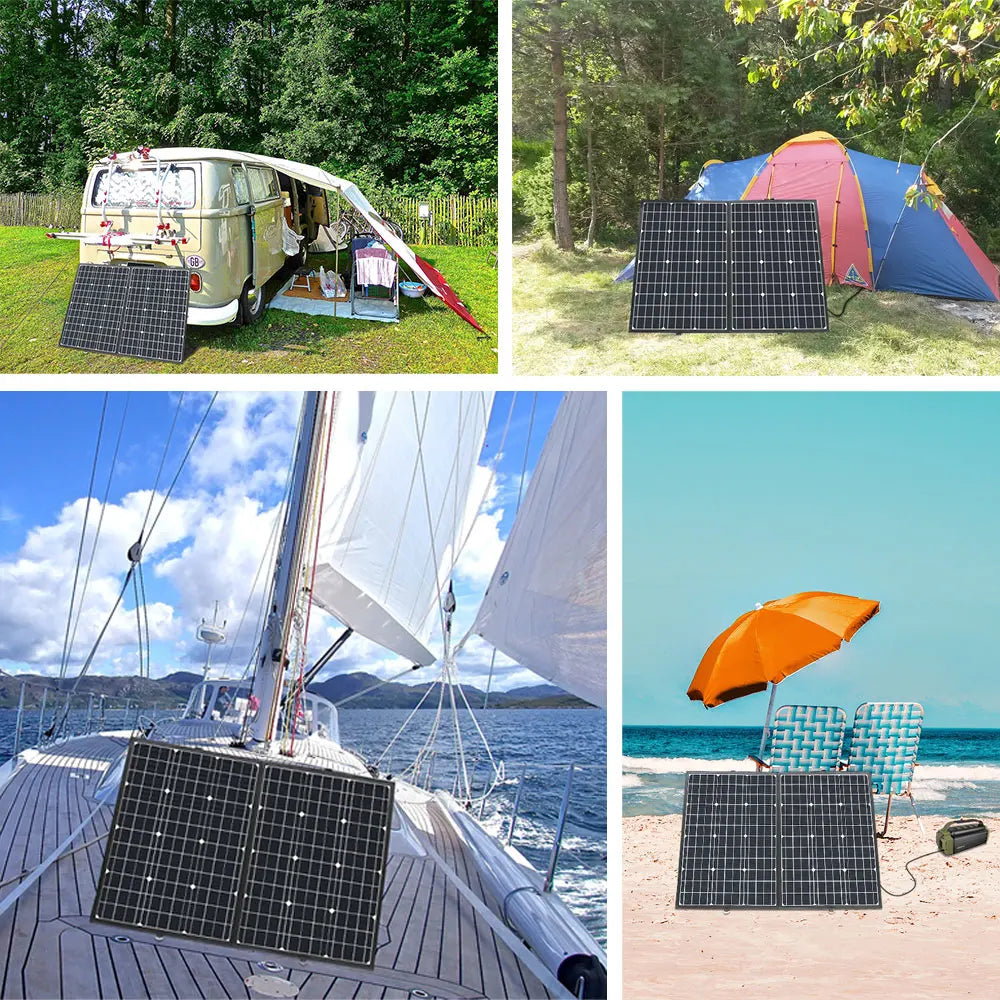 120w Waterproof Monocrystalline Fabric Portable Foldable Blanket 180w 240w 300w Folding Solar Panel-5